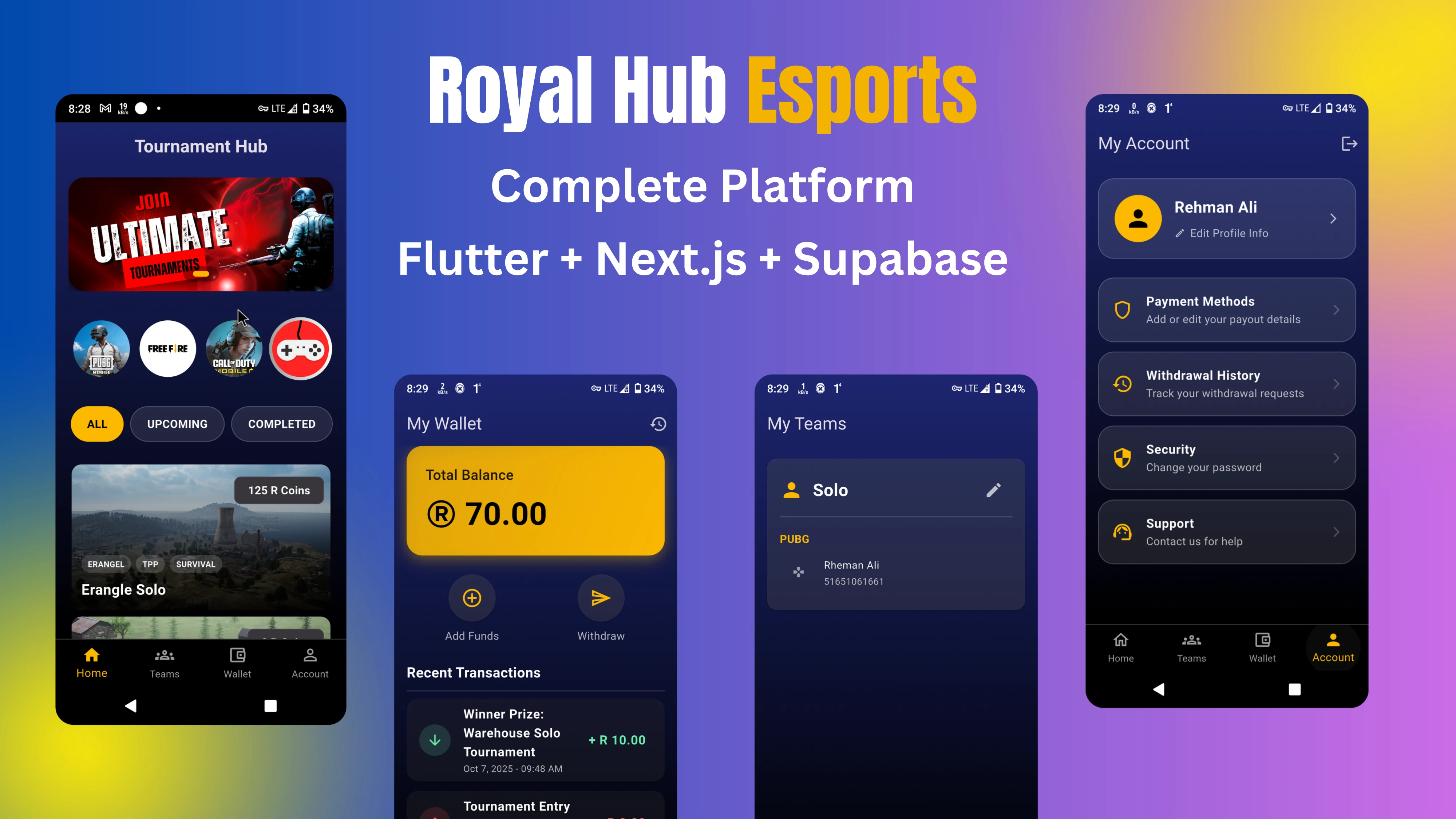 Royal Hub Esports – Complete Gaming Ecosystem